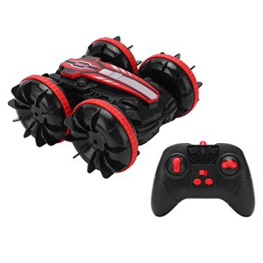 Imagem de Carro de controle remoto anfíbio, carro barco RC com tração dupla face bateria de longa duração para piscina para 8+