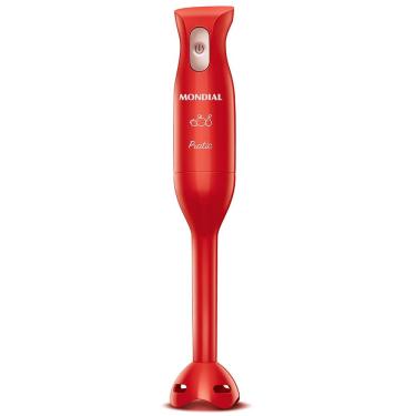 Imagem de Mixer Mondial Pratic M-15-R 2 em 1 com Copo Medidor Vermelho – 200 W