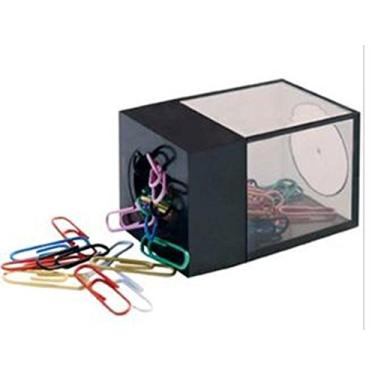 Imagem de Dispensador magnético grande grampeador de papel com 100 clipes