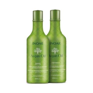 Imagem de Kit Inoar Argan Oil Shampoo 500Ml + Condicionador 500Ml