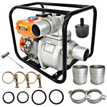 Imagem de Motobomba Profissional Vulcan VMB653 196CC 6,5HP á Gasolina Motor 4 Tempos Partida Manu...