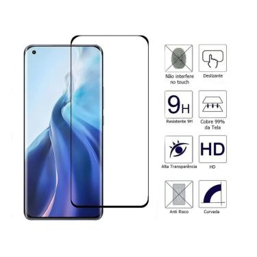 Imagem de  Película De Vidro 9h Anti Risco 3D 5D 9D Compatível Xiao.mi MI 11 ULTRA / MI 11 11 PRO 