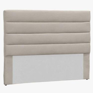 Imagem de Cabeceira Solteiro Estofada Berlim Bege -m&f Decor