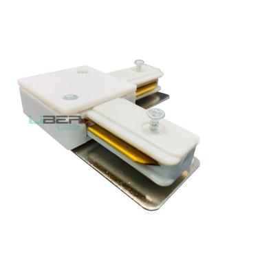 Imagem de Conector Emenda Em L Para Trilho Eletrificado - Branco