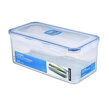 Imagem de Pote Hermético Porta Salada Saladeira com grade Lock&Lock 3400mL