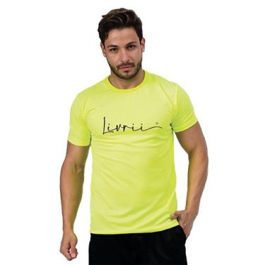 Imagem de Camiseta Masculina Dry Fit Livrii Techmalhas Para Pratica De Esportes