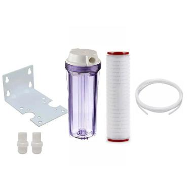 Imagem de Carcaça Transparente 10 Refil Plissado Absoluto 0,22 Micra