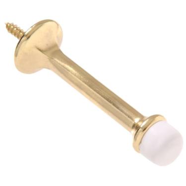 Imagem de Hardware Essentials by Hillman 852337 Parador de Porta Rígido Banhado a Latão