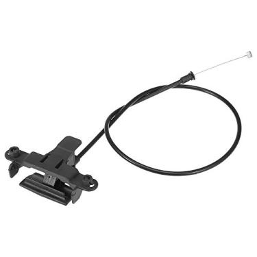 Imagem de X AUTOHAUX Cabo de liberação do capô do motor do carro para BMW E70 E71 X5 X6 2007-2014 51237164798