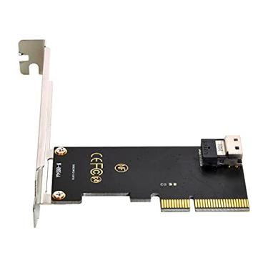 Imagem de NFHK PCI-E 4X para U.2 U2 Kit SFF-8639 para SFF-8654 Slimline SAS NVME PCIe SSD Adaptador para placa-mãe