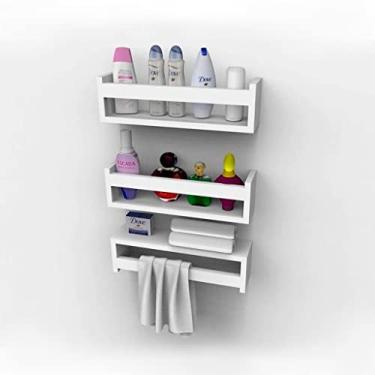 Imagem de 3 Prateleiras para Cosméticos 30x12x11,5cm