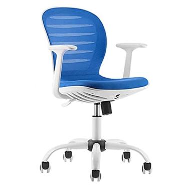 Imagem de cadeira de escritório mesa de conferência e cadeira cadeira de computador cadeira de escritório cadeira de aprendizagem cadeira giratória cadeira de trabalho cadeira de jogo (cor: azul, tamanho: