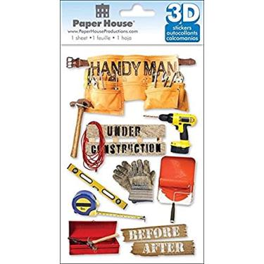 Imagem de Paper House Productions Adesivos de cartolina 3D STDM-0034E, faz-tudo, (pacote com 3)