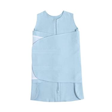 Imagem de Saco de Dormir Swaddle em Suedine Azul Estação:Primavera-Verão;Tamanho:RN - 0 a 3 meses