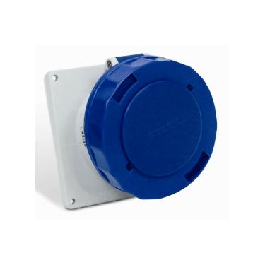Imagem de Tomada Industrial Embutir 63A 3P+T 220/250V IP67 9H Azul N4549 – Steck