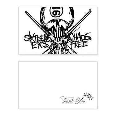 Imagem de Número 16 espada de esqueleto preto Ninja cartão de agradecimento aniversário saudação casamento agradecimento