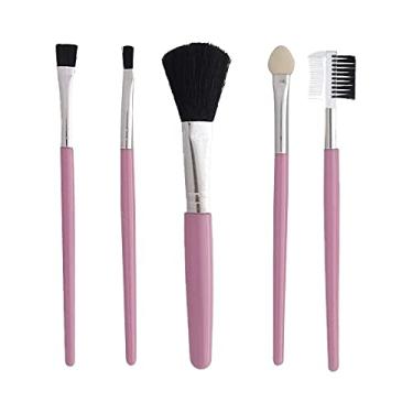 Imagem de PINCÉIS PROFISSIONAL PARA MAQUIAGEM FEMININO KIT C/ 5 PINCEIS.