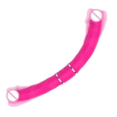 Imagem de Vibradores Dupla Penetração Feminino Estimulador Ponto G e Clitóris 9 Modos de Vibração Zatla Shop