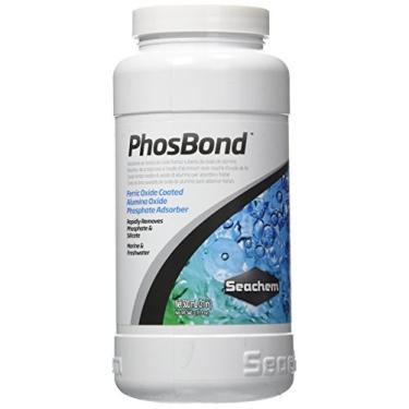 Imagem de Seachem Removedor de fosfato PhosBond de silicato de aquário, meio filtrante de aquário, 500 ml