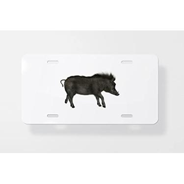 Imagem de Capa para placa de licença Warthog – Capa para placa de carro – Capa para placa de carro 15 x 30 cm