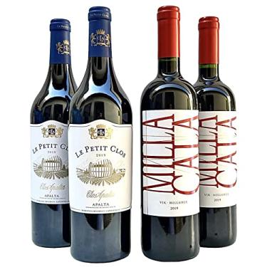 Imagem de Combo 4 Chilenos Vik | 2 Le Petit Clos + 2 Milla Cala | Oferta