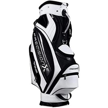 Imagem de KRASS Bolsa de golfe para taco, bolsa de golfe à prova d'água em material PU com alça de ombro, 7 bolsos grande espaço, B, colecionador88