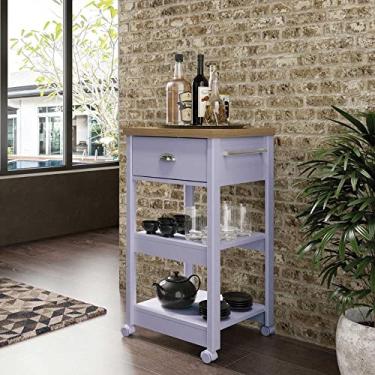 Imagem de Aparador Carrinho Chá Ditália Cinza Ba-130