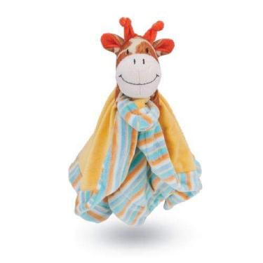 Imagem de Girafa de Pelúcia Soninho Bege 37 cm Antialérgica