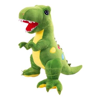 Imagem de EHJRE Animal de pelúcia boneca brinquedo dragão figura brinquedos de pelúcia para o ano novo lunar chinês, Verde