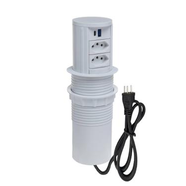 Imagem de Torre Multiplug Automático 2 Tom 20a + 2usb (a+c) + Indução
