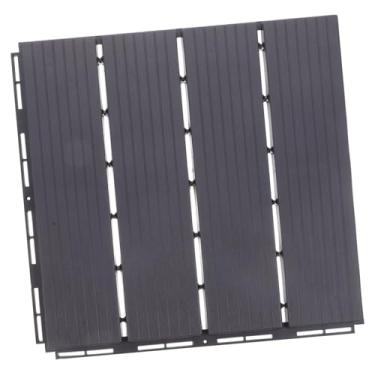 Imagem de DOITOOL 4 Pcs Piso De Mosaico Telha De Deck Com Acabamento Oleado De Madeira Ladrilhos De Convés Piso Externo à Prova D'água Piso De Jardim Plástico Tijolo Do Pátio Ar Livre