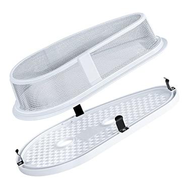 Imagem de Filtro de fiapos e capa de substituição, W10828351 Armadilha de fiapos compatível com lavadora/secadora empilhável Whirlpool/Sears/Roper