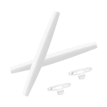 Imagem de Boldbright Kits de borracha de substituição para óculos de sol Oakley Crosshair S - Branco