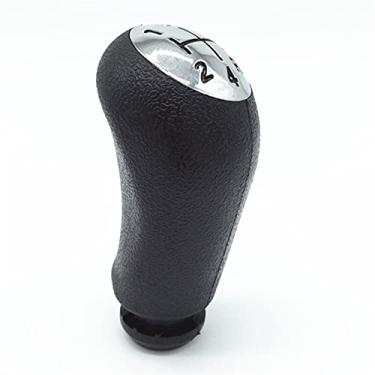 Imagem de Manípulos de mudança de marchas 5/6 velocidades estilo carro manípulo de mudança de marchas cabeça para CLIO MK3 3 III Megane MK2 Scenic MK2 Cool Handle Ball Stick Lever (Cor: Botão de engrenagem de 5