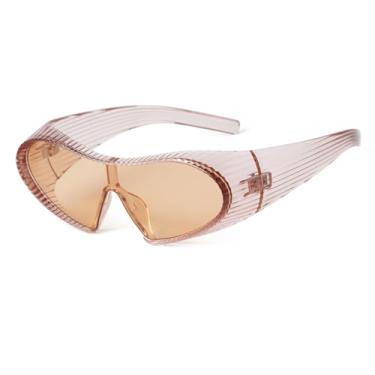 Imagem de JRLLFD Óculos de sol para mulheres Steam Punk Sun Glasses Men, C5, tamanho único