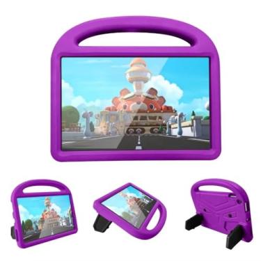 Imagem de Waillynice Capa para Amazon Kindle Fire HD 10 2017 2019 2020, capa à prova de choque de EVA para Fire HD10 2017 2019 2020 (Roxo)