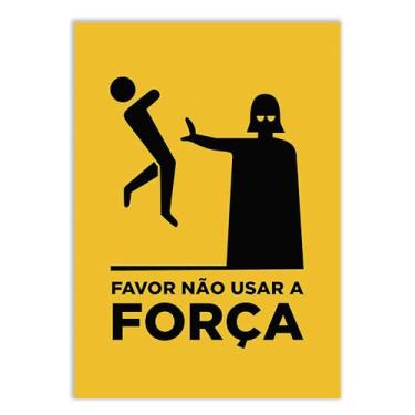 Imagem de BHARDO Placa Decorativa Aviso Engraçado Decoração Geek Quadro Quarto Sala Gamer MDF A4 (20 x 28), A3 (28 x 40), A2 (40 x 60) 3mm