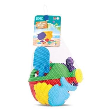 Imagem de Kit Praia Infantil Regador Com Acessórios - Diver Toys - - Divertoys