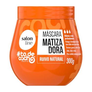 Imagem de Salon Line, Máscara Matizadora, #TodeCacho, Ruivo Natural, Vegano - Para Cabelos Ondulados, Cacheados e Crespos, 300 g