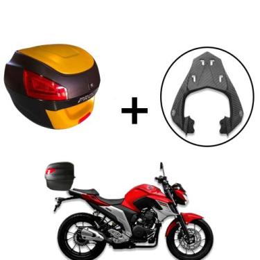 Imagem de Baú Bauleto 29 litros + Suporte Baú Superior Fazer 250 2018+ - AWA, do