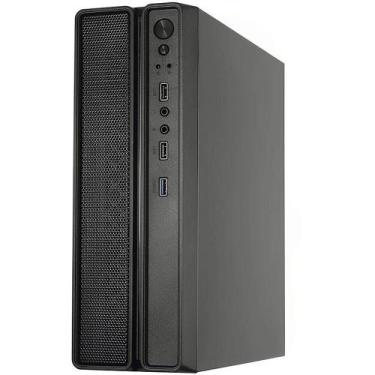 Imagem de Gabinete Slim mATX com Fonte 200w Slimdesk Bluecase - BG-2002