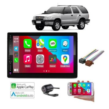 Imagem de Mp5 Multimidia Android Auto Carplay Moldura Blazer 1999 2000 - Sp. Rep