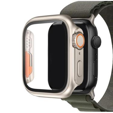 Imagem de Case Vidro Tpu Aparência Ultra Compatível Com Apple Watch - Baú do Vik