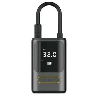 Imagem de Mini Compressor De Ar Digital Portátil Recarregável Usb Bico Calibrado