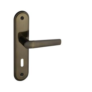 Imagem de Fechadura 403 Com Espelho Bronze Oxidado Interna - Pado