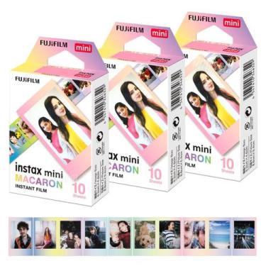 Imagem de Kit 30 Filmes Instax Mini Macaron Para Mini 11, Mini 9, Mini Link - Op