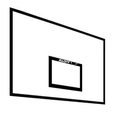 Imagem de Tabela De Basquete Oficial Compensado Naval Unid. S/Aro 1021 - Klopf