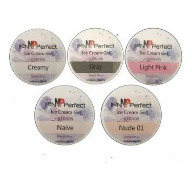 Imagem de Kit 10 Gel Sorvete Nail Perfect Tipo Ice Cream Led Uv - OEM