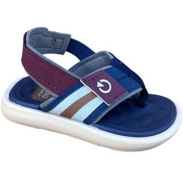 Imagem de Sandália Baby Menino Cartago Mini II Papete Infantil Masculina Lançame