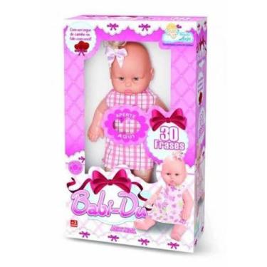 Imagem de Boneca Babi Du 33 Cm Fala 30 Frases - 36018 - Anjo
